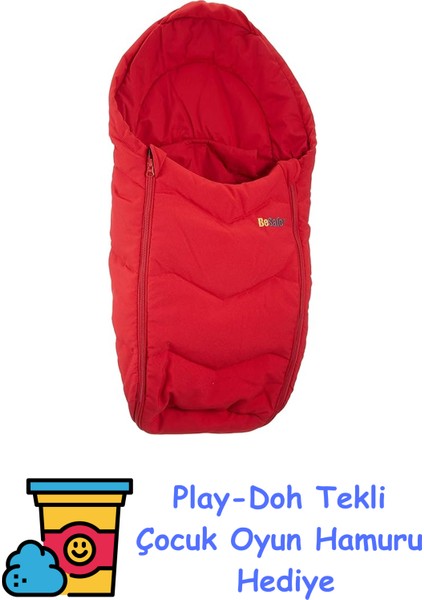 Izi Go Footmuff Ayak Tulumu (Kırmızı) + Play-Doh Oyun Hamuru