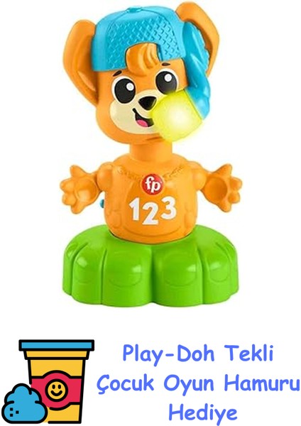 Link Squad™ Heyecanlı Tilki™ Fisher-Price Link Squad Heyecanlı Tilki Eğitici Bebek Oyuncağı, Türkçe HYL27 + Play-Doh Oyun Hamuru