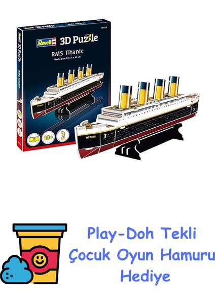 3D Puzzle Rms Titanic + Play-Doh Oyun Hamuru