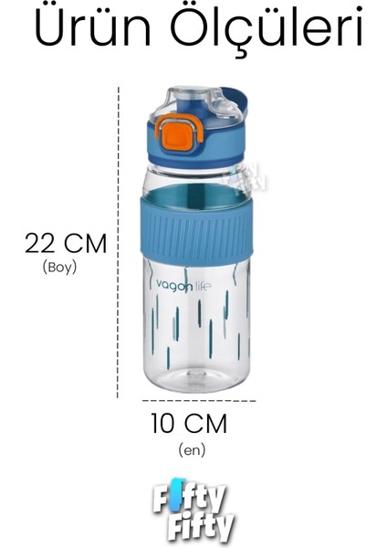 550 ml Rahat Içim (Pipetsiz) Taşıma Kulplu Çocuk Su Matarası -VGN3001ML550 indirimleri
