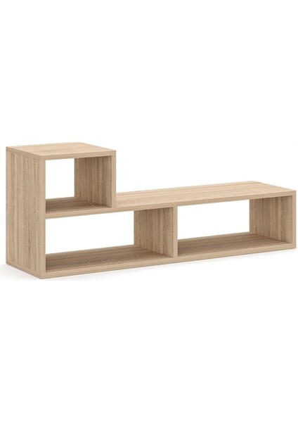 Bucak Çok Amaçlı Kitaplık Tv Ünitesi Meşe modelleri