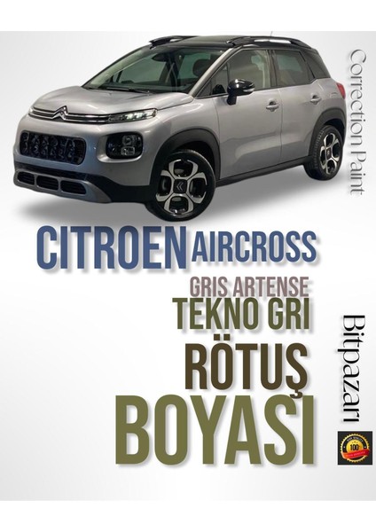 Citroen C3 Aircross, C5 Aircross Tekno Gri , Gris Artense - Kca - Rötuş Boyası 20 ml