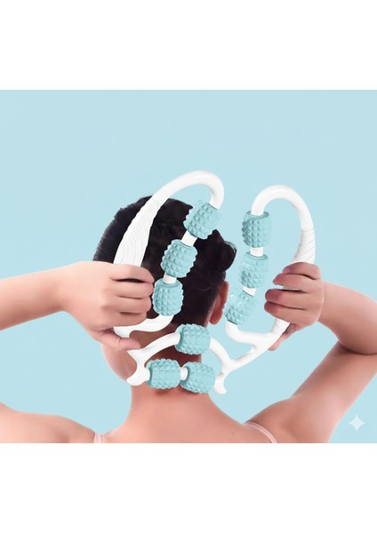 Kas Gevşetici Masaj Aleti Lenf Selülit 9 Tekerlekli Esnek Ayarlanabilir Bacak Kol Boyun fiyatları