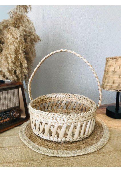 El Yapımı Askılı Hasır Çiçek Aranjmanı indirimleri