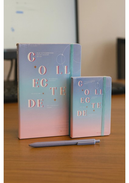 2 Adet Ajanda Çizgili Not Defteri-Uçlu Kalem Hediyeli Collectede