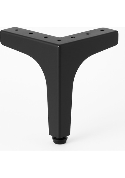 Mobilya Ayağı Dayanıklı Modern Tasarım Koltuk Sehpa Masa Tv Ünitesi Uyumlu 17 cm Siyah Metal indirimleri
