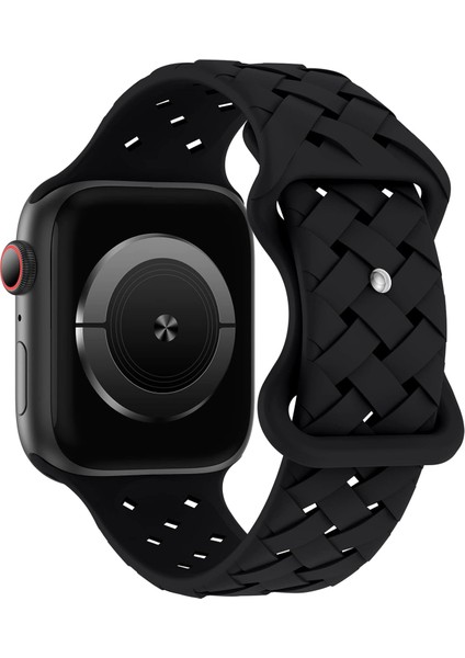 Apple Watch Seri 49/46/45/44/42 mm Uyumlu Soft Silikon Ayarlanabilir Kordon