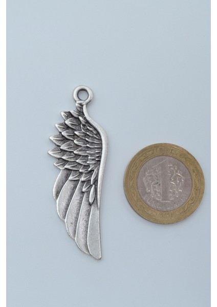 Kanat Gümüş Kaplama Deri İp Kolye fırsatları