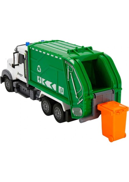 1/12 Uzaktan Kumandalı Sesli ve Işıklı Çöp Kamyonu F/f fırsatları
