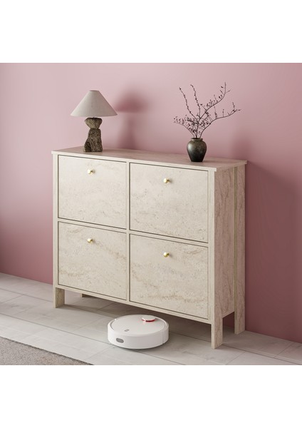 Palermo Ayakkabılık Çok Amaçlı Dolap Dresuar Traverten indirimleri