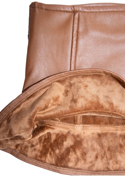 Içi Kadife Kaplı Suni Deri Kışlık Kız Çocuk Etek modelleri