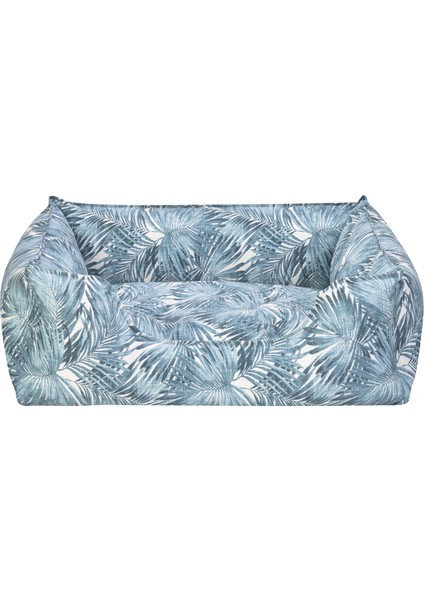 Techmrt Pet Comfort Alpha Merta Mavi-Beyaz Köpek Yatağı M 65X80CM