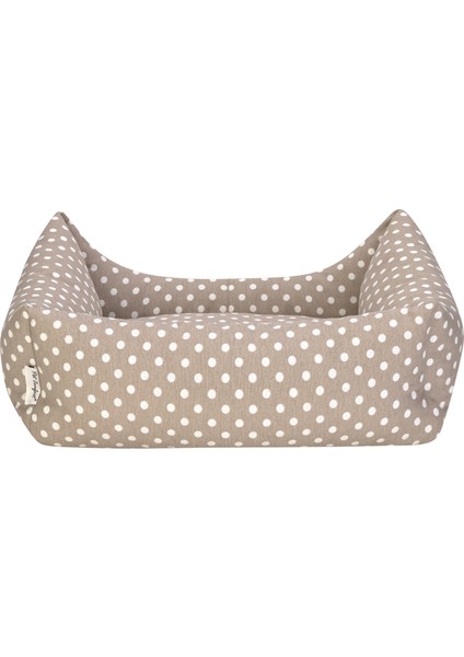 Techmrt Pet Comfort Uniform Bej Puyeli Kedi ve Köpek Yatağı S 50X60CM modelleri