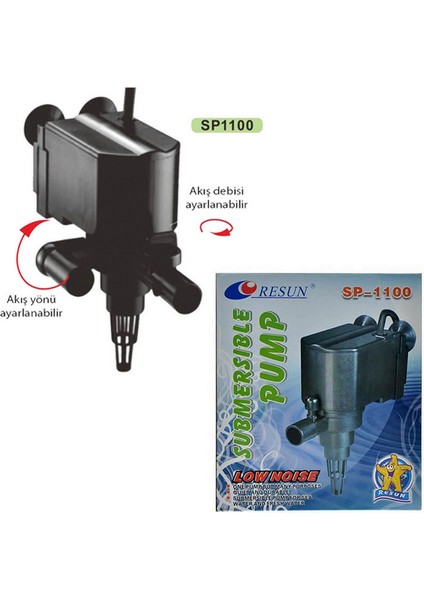 Techmrt Resun Power Head 500 Lt/h