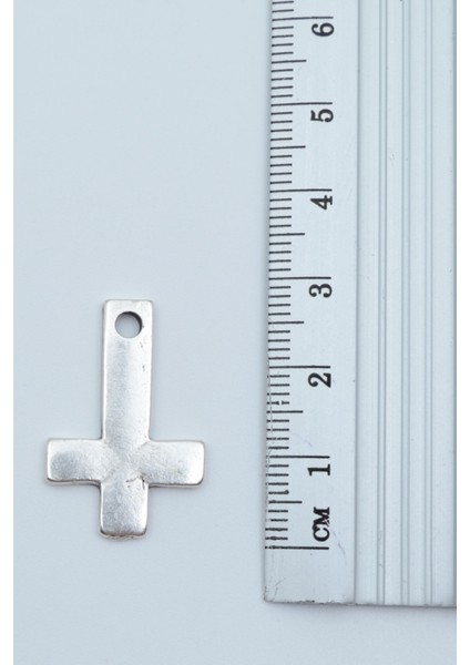 Minimal Ters Haç Gümüş Kaplama Deri İp Kolye modelleri