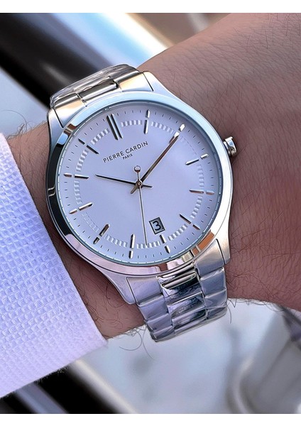 Italyan Tasarım Bileklik Hediyeli Çelik Kasa ve Kordon 3 Atm Erkek Kol Saati PC.0302.3 fırsatları