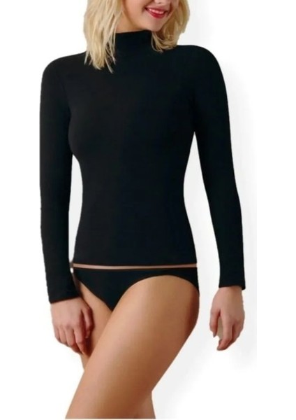 Balıkçı Yaka Uzun Kol T-Shırt