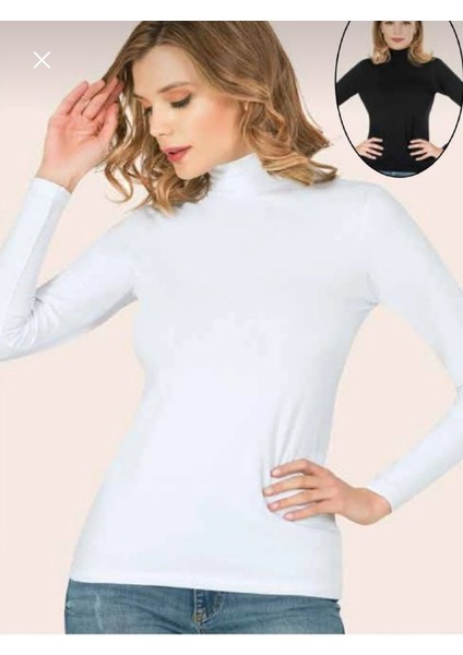 Balıkçı Yaka Uzun Kol T-Shırt modelleri