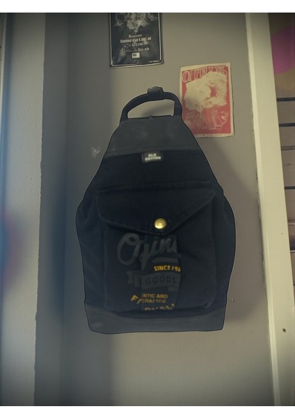 Kaliteli Küçük Boy Tek Gözlü Vintage Salaş Disayn Sırt Günlük Gezi Trekking Çantası S Boy 19CMX32CM