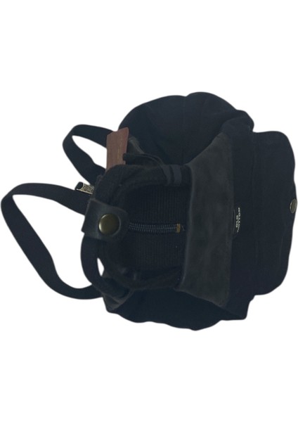 Kaliteli Küçük Boy Tek Gözlü Vintage Salaş Disayn Sırt Günlük Gezi Trekking Çantası S Boy 19CMX32CM