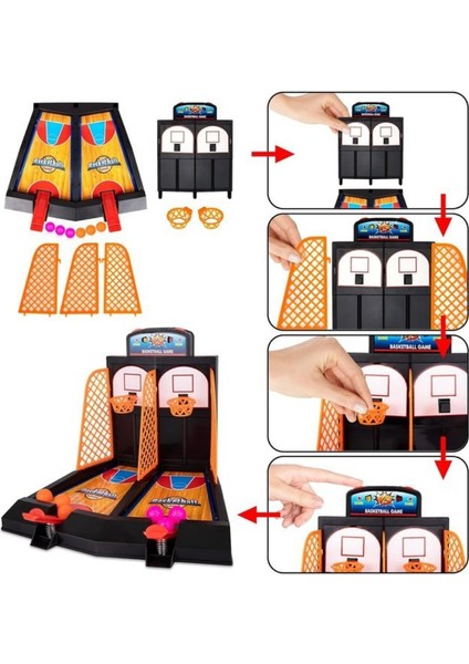 Taşınabilir Parmak Basketbol Oyuncak 2 Kişilik Ev Tipi indirimleri