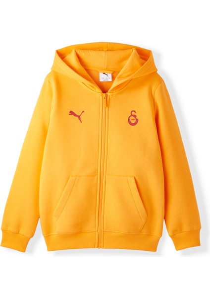 Galatasaray Puma Çocuk Fermuarlı Kapüşonlu Sweatshirt 78291506