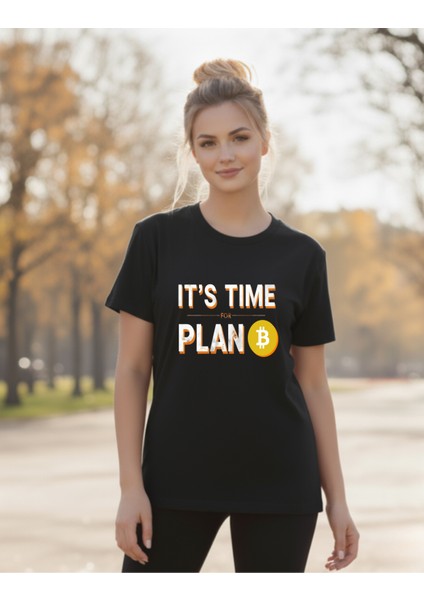Devısso Traders Time For Plan B - Bitcoin - Trader, Borsaci Kadınb Siyah T-Shirt fiyatları