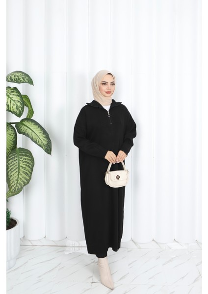 Fitilli Fermuarlı Triko Elbise fiyatları