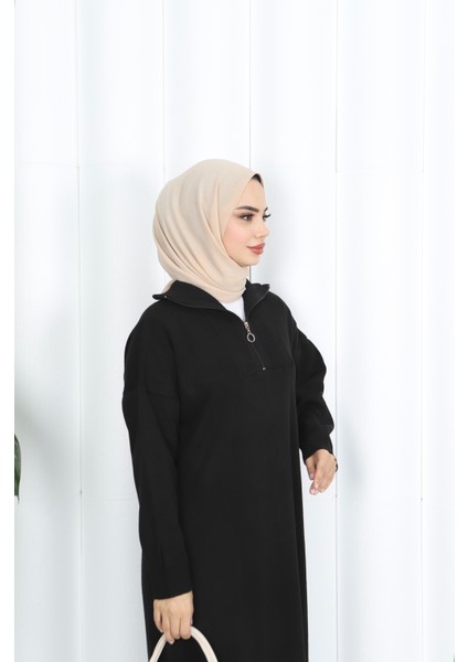 Fitilli Fermuarlı Triko Elbise fırsatları