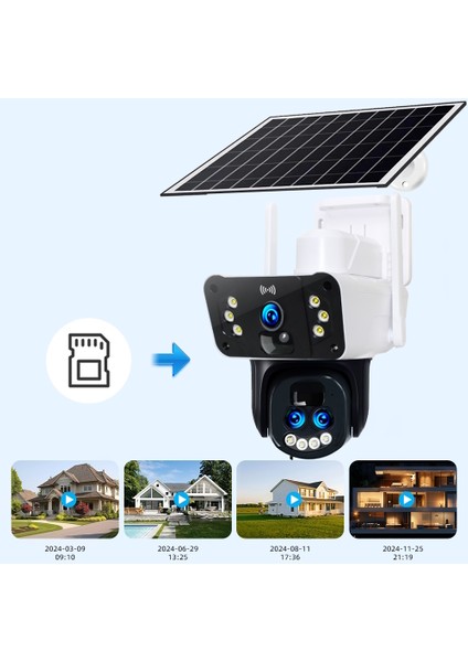 O-Kam 3950 15MP 10X Optik Zoom UltraHD 4G Solar Akıllı Güvenlik Kamerası