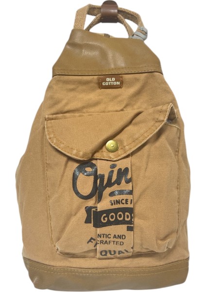 Kaliteli Küçük Boy Tek Gözlü Vintage Salaş Disayn Sırt Günlük Gezi Trekking Çantası S Boy 19CMX32CM fiyatları