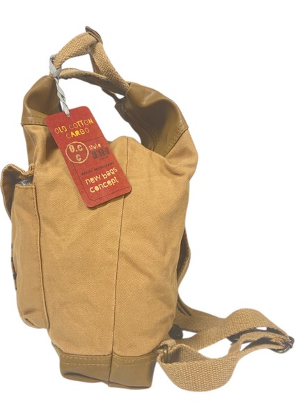 Kaliteli Küçük Boy Tek Gözlü Vintage Salaş Disayn Sırt Günlük Gezi Trekking Çantası S Boy 19CMX32CM fırsatları