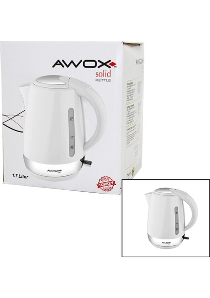 Awox Solid Gizli Rezistans Kettle 1.7lt (4915)