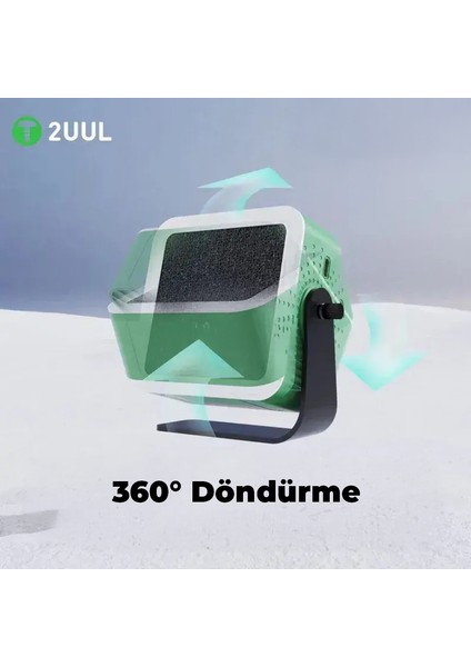 DA98 Aiolos Fan | Dahili Bataryalı 3'ü 1 Arada Profesyonel Fan (Aktif Karbon Filtreli Duman Emici, Soğutucu, LED Lamba) fiyatları