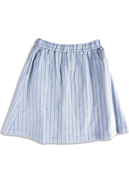 %100 Pamuk Çizgili Yazlık Kız Çocuk Etek fiyatları
