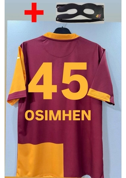 Gâlatâsarâ.y 2025/26 Yeni Sezon 5 Yıldızlı Iç Saha Parçalı V. O'simhen Forması +Maske modelleri