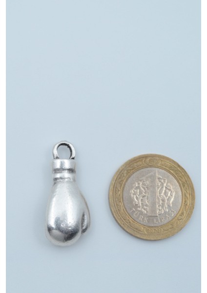 Boks Eldiveni Kolye Gümüş Kaplama Deri Ip Kolye fırsatları