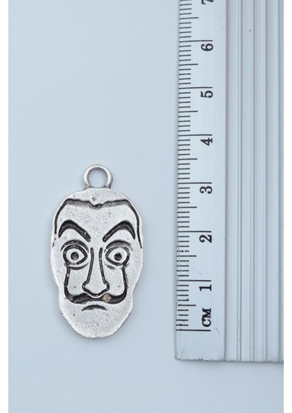 La Casa De Papel - Salvador Dali Gümüş Kaplama Deri İp Kolye modelleri