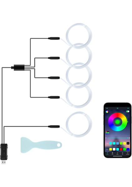 Araç Içi Neon Rgb Araç Içi LED Ip Neon LED indirimleri