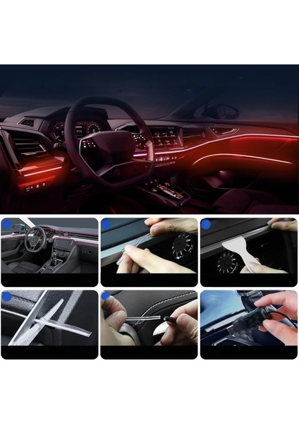 Araç Içi Neon Rgb Araç Içi LED Ip Neon LED
