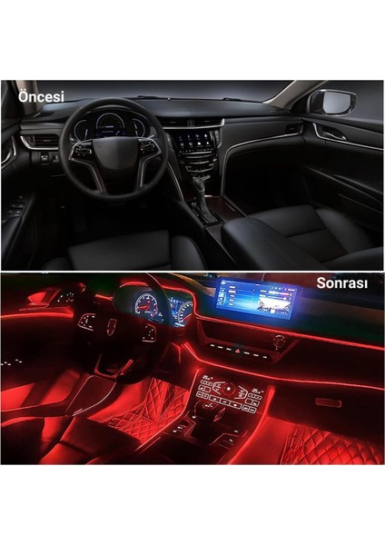 Araç Içi Neon Rgb Araç Içi LED Ip Neon LED