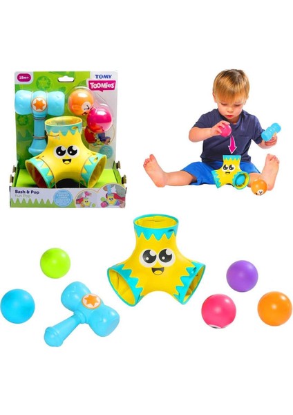 73668 Tak Tak Fırlat Toplar Bash Pop 18M+