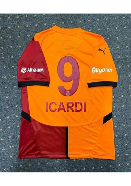 Gâlatâsarâ’y-Icardi Sarı/kırmızı Parçalı 2024/2025 Yeni Sezonu Yetişkin Futbol Forması