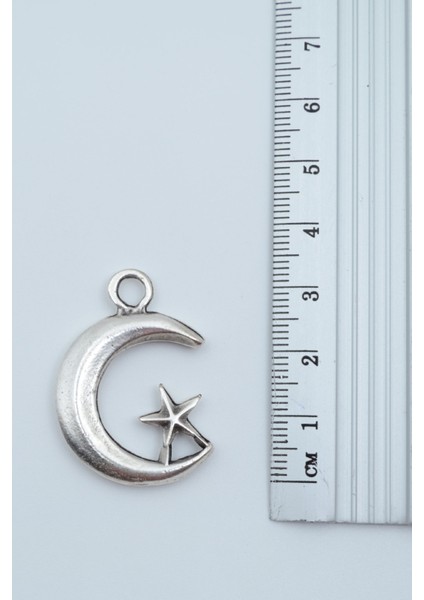 Ay Yıldız Gümüş Kaplama Deri Ip Kolye modelleri