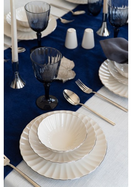 Derya Platin Yaldız 18 Parça 6 Kişilik Porselen Kahve Fincan Takımı fırsatları