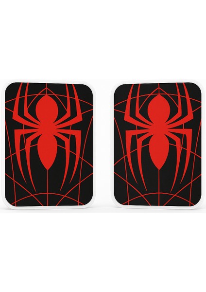 Ps5 Dualsense Joystick Koruyucu Silikon Kılıf + 2 Analog Başlık + 2 Sticker – Yüksek Kaliteli, Spider 2 Desenli indirimleri