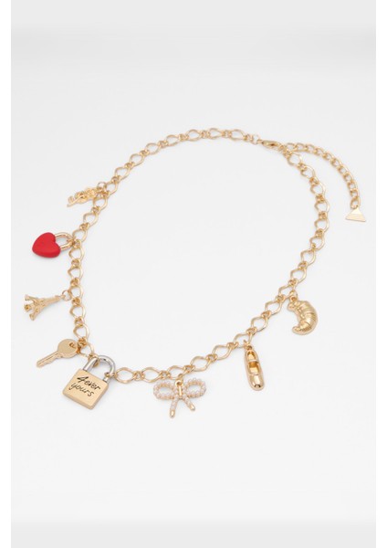 Ponddamours Kadın Kolye - Kırmızı