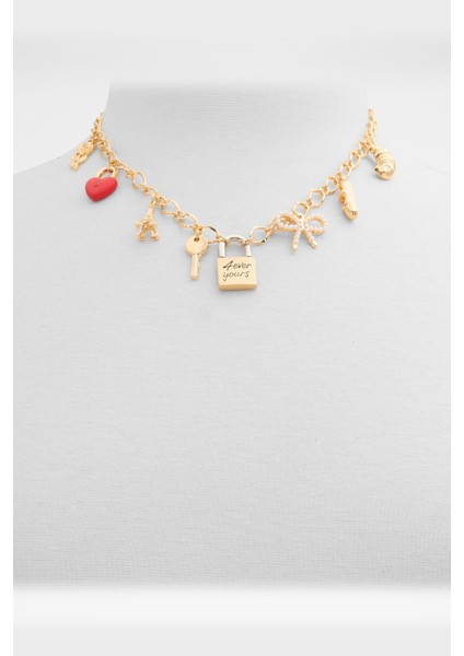 Ponddamours Kadın Kolye - Kırmızı fiyatları