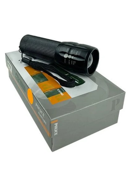 Polıce El Feneri Mor Işık PS-186