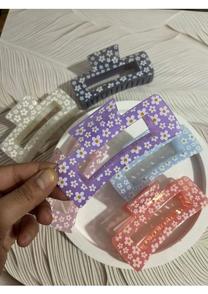 Çiçekli Mandal Toka